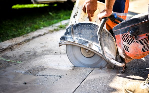 Walkway Cutting in Murrieta